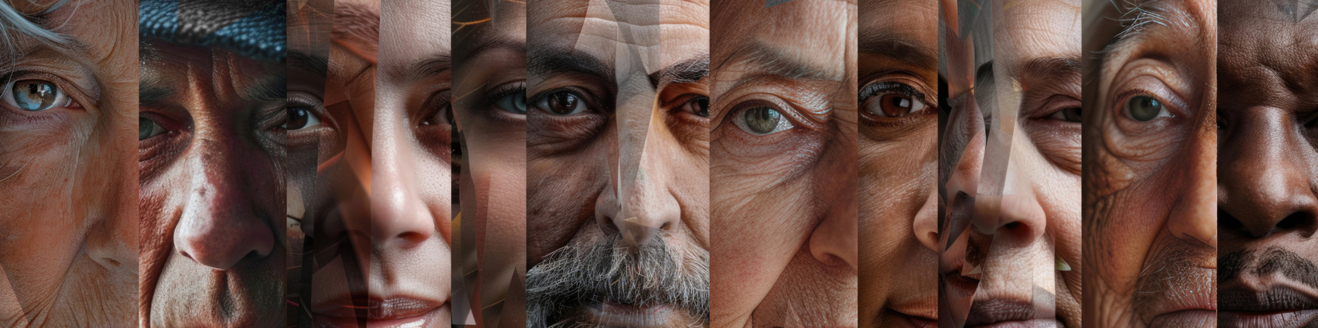 Age Diversity - Mehrere Gesichter unterschiedlichen Alters