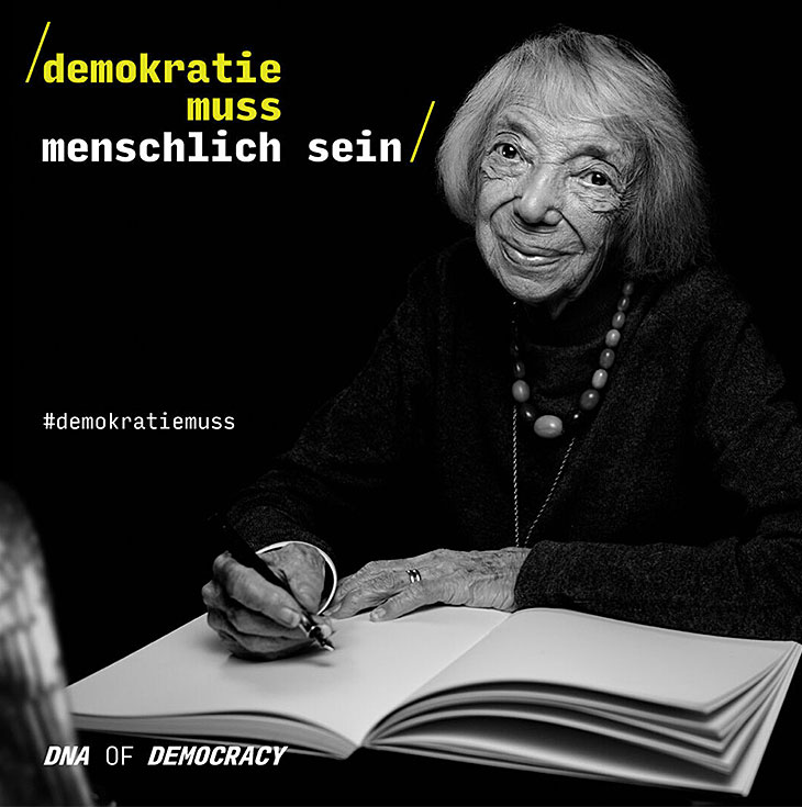 Diagramm mit dem Titel "Geringes Vertrauen in Politik, Medien und Unternehmen"